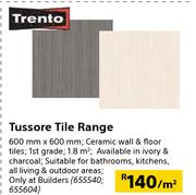  Trento Tussore Tile Range 600mm X 600mm-Per Sqm