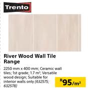 River Wood Wall Tile Range 2250mm x 400mm-Per Sqm