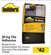 Builders Tile Adhesive-20Kg