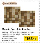 Mosaic Porcelain Combo-300mm x 300mm Per Pack
