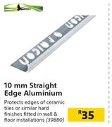 10mm Straight Edge Aluminium