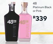 48 Platinum Black Or Pink