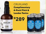 Cruxland Complimentary 4 Pack Fitch & Leedes Tonics