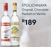 Stolichnaya Original, Chocolate Razberi Or Vanilla-Each