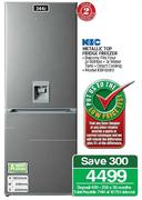 KIC 344Ltr Metallic Top Fridge Freezer KBF638/1