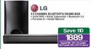 LG 2.1 Channel Bluetooth Sound Bar NB2540