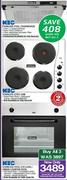 KIC Stainless Steel Cookerhood + KIC Stainless Steel Hob + KIC Eye Level/Under Counter Oven