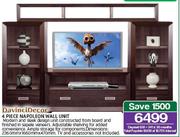 Davince Decor 4-Piece Napoleon Wall Unit