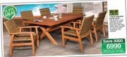 H&H Collection 7-Piece Maldive Patio Suite