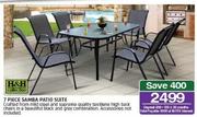 H&H Collection 7-Piece Samba Patio Suite