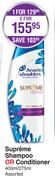 Head & Shoulders Supreme Shampoo Or Conditioner-For 1 x 400ml/275ml
