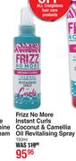 Creightons Frizz No More Instant Curls Coconut & Camellia Oil Revitalising Spray-150ml