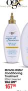 Ogx Miracle Water Conditioning Treatment-200ml 