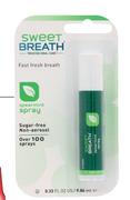 Clicks Sweet Breath Spearmint Spray