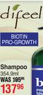 Difeel Biotin Pro-Growth Shampoo-354.9ml 