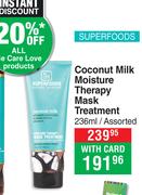 Be Care Love Coconut Milk Moisture Threapy Mask Treatment Assorted-236ml