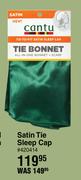 Cantu Satin Tie Sleep Cap