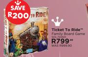 Ticket To Ride Family Board Game SOL-722501
