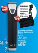 Wahl 25 Piece Stainless Steel Black Edition Multigroomer