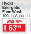 L'Oreal Men Expert Hydra Energetic Face Wash Assorted-100ml