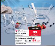 Pasabahce Glass Bowls-Per 6 Pack