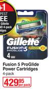 Gillette Fusion 5 ProGlide Power Cartridges 4 Pack-Per Pack