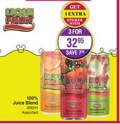 Liqui Fruit 100% Juice Blend Assorted-For 3 x 300ml