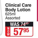 Vaseline Clinical Care Body Lotion Assorted-625ml