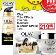 Olay Total Effects 7 In 1 Moisture & Serum SPF20-40ml Each