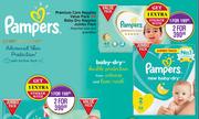 Pampers Premium Care Nappies Value Pack Or Baby Dry Nappies Jumbo Pack-For 1