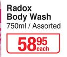Radox Body Wash Assorted-750ml