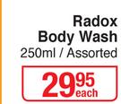 Radox Body Wash Assorted-250ml