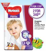 Huggies Pants Jumbo Pack-For 2
