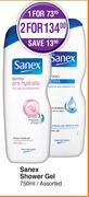 Sanex Shower Gel Assorted-2 x 750ml 