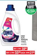 Omo Auto Washing Liquid Assorted-1.5Ltr