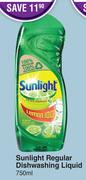 Sunlight Regular Dishwashing Liquid-For 2 x 750ml