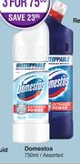 Domestos Assorted-For 3 x 750ml