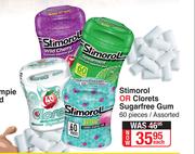 Stimorol Or Clorets Sugarfree Gum 60 Pieces Assorted-Each