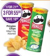 Pringles Chips Assorted-For 3 x 100g/110g