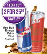 Red Bull Energy Drink Assorted-For 2 x 250ml