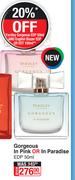 Yardley Gorgeous In Pink Or In Paradise EDP-50ml Each