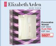 Elizabeth Arden Provocative Woman EDP 100ml Plus Free EDP 15ml-Per Pack