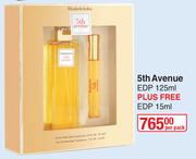 Elizabeth Arden 5th Avenue EDP 125ml Plus Free EDP 15ml-Per Pack