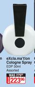 Coty eXcla.ma'tion Cologn Spray EDP Assorted-50ml