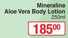 Mineraline Aloe Vera Body Lotion-250ml