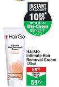 Hair Go Intimate Hair Removal Cream-125ml