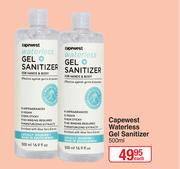 Capewest Waterless Gel Sanitizer-500ml Each