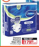 Clemens Premium Slips Ultra (Extra Large)-14 Per Pack