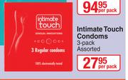 Intimate Touch Condoms (Assorted)-3 Per Pack