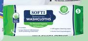 Softi Premium Disposable Washcloths-48 Per Pack